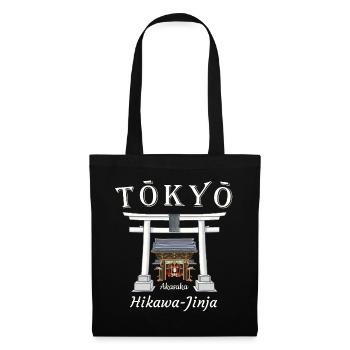 Tokyo, Akasaka Hikawa Jinja, Sanctuaire, Japon - Sac en tissu - noir - Devant