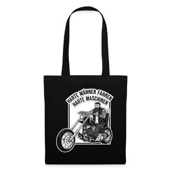 Des hommes durs, des machines dures - Sac en tissu - noir - Devant