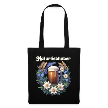 Nature Lovers Beer Wreath Traditional Shirt Replacement Dirnd - Tote Bag - black - Front