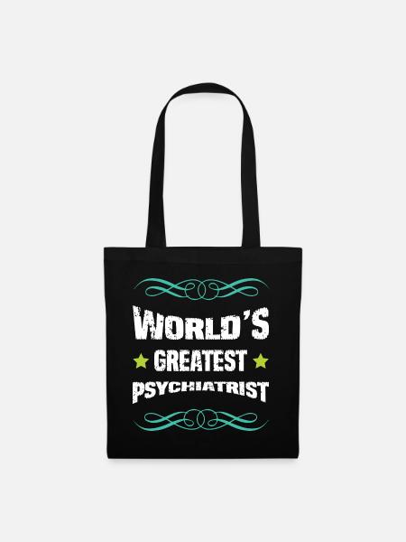 Weltbester Psychiater - Stoffbeutel - Schwarz