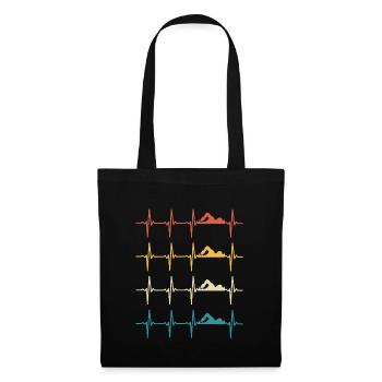 Nageur Natation Heartbeat Swim - Sac en tissu - noir - Devant