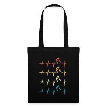 Climbing Heartbeat Climber - Tote Bag - black - Front