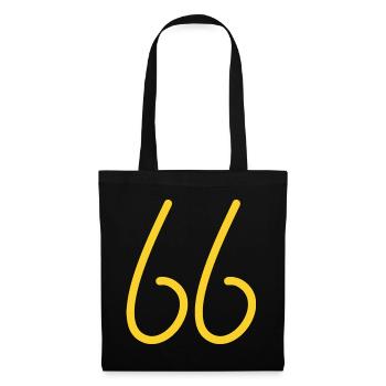 66 - Tote Bag - black - Front