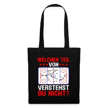 welchen teil von verstehst du nicht eishockey  - Tote Bag - black - Front