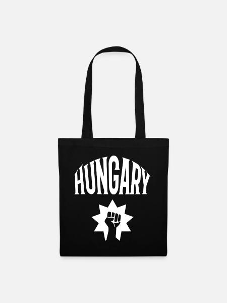 Hungary - Stoffbeutel - Schwarz