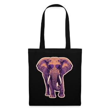 Summer Elephant Sunglasses - Tote Bag - black - Front