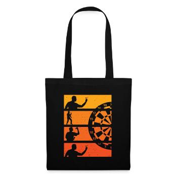 Fléchette Battement De Cœur Joueur Fléchette Darts - Sac en tissu - noir - Devant
