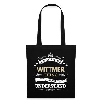 Wittmer, c’est une chose que tu ne comprendrais pas - Sac en tissu - noir - Devant