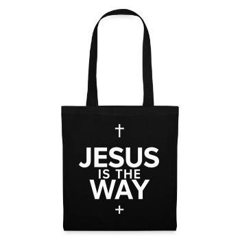 Jésus is the way - Tote Bag - black - Front
