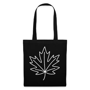 Minimum Leaf Outline - Tote Bag - black - Front