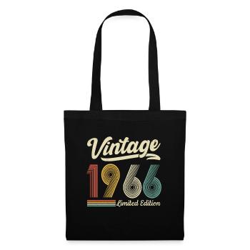 Vintage 1966 Limited edition 60th Birthday - Tote Bag - black - Front