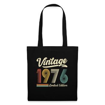 Vintage 1976 Limited Edition 50th Birthday - Tote Bag - black - Front