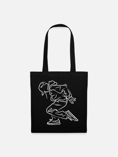Breakdancer - Stoffbeutel - Schwarz