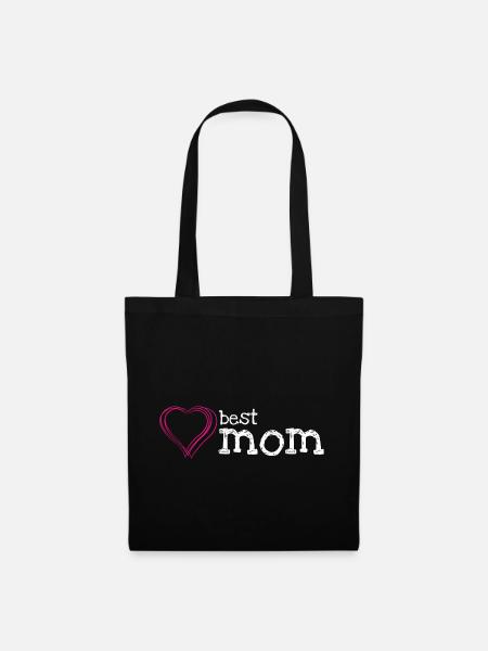 Best Mom - Stoffbeutel - Schwarz