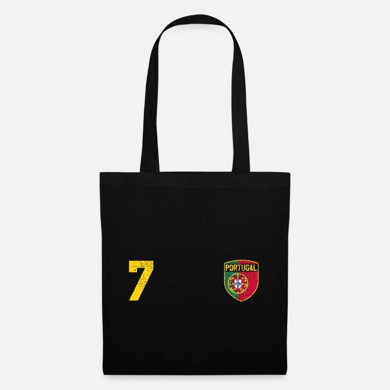 PORTUGAL SHIRT - Stoffbeutel - Schwarz