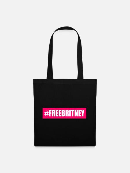 Free britney - Stoffbeutel - Schwarz