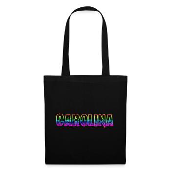carolina rs arc-en-ciel - Sac en tissu - noir - Devant