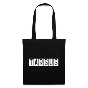 Panneau de l’aéroport de Tarse - Sac en tissu - noir - Devant