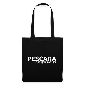 Coordonnées de Pescara - Sac en tissu - noir - Devant