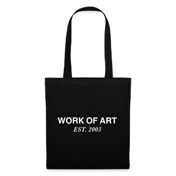 Work of Art (est. 2003) - Stoffbeutel - Schwarz - Vorne