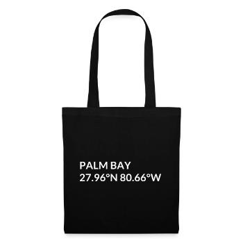 Palm Bay, Florida, USA Coordinates - Tote Bag - black - Front
