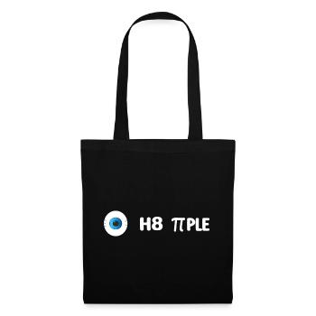 I Hate People - Funny Design - Stoffbeutel - Schwarz - Vorne