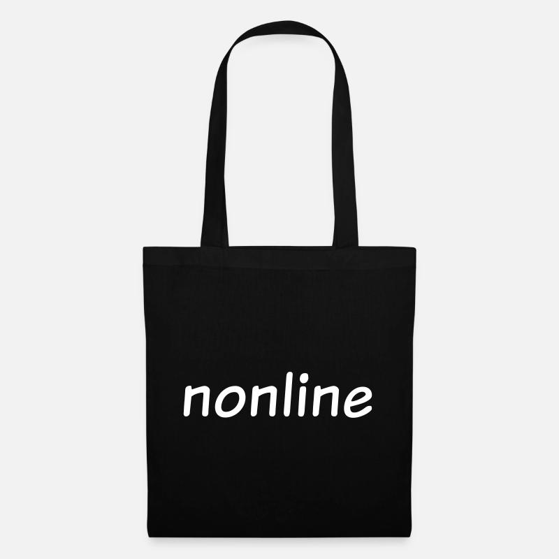 nonline - Stoffbeutel - Schwarz
