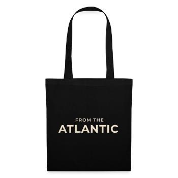 Aus der Atlantic Vintage Typografie - Stoffbeutel - Schwarz - Vorne