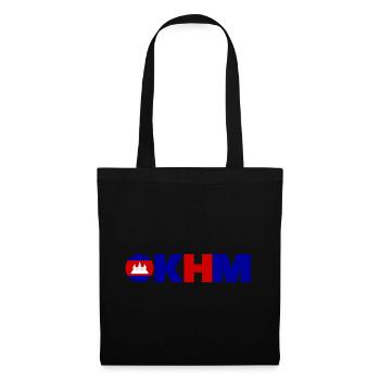 Cambodge - Sac en tissu - noir - Devant