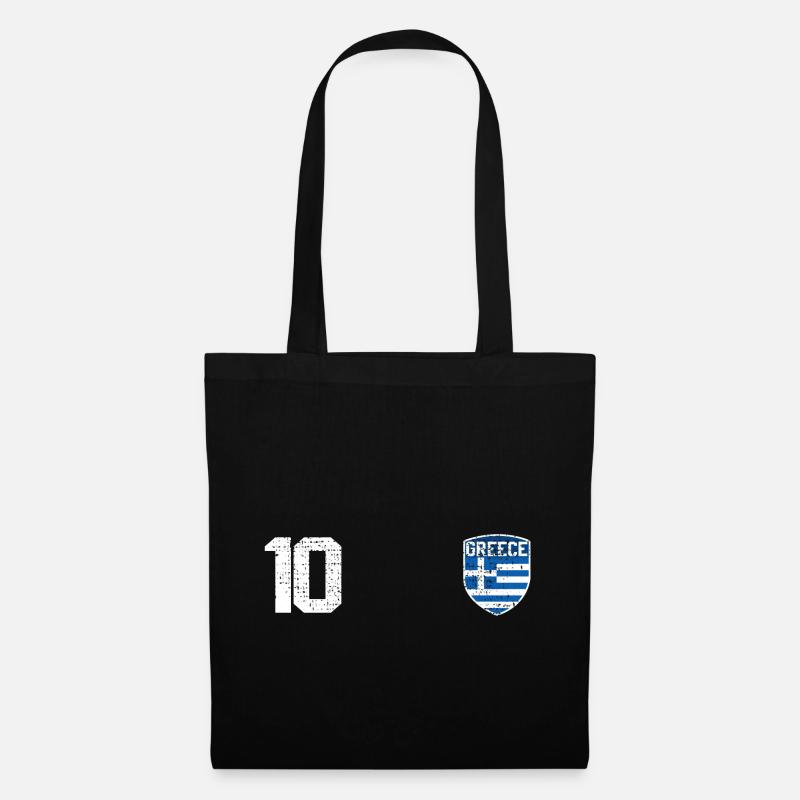Maillot de la grèce - Sac en tissu - noir