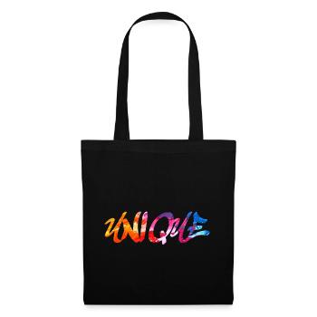 Unique lettering colorful - Tote Bag - black - Front