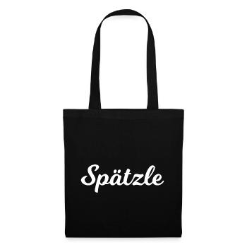 Spätzle - Stoffbeutel - Schwarz - Vorne