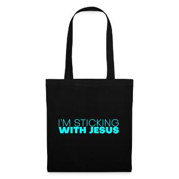 I'm Sticking With Jesus 4 - Tote Bag - black - Front