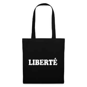 Liberté - Stoffbeutel - Schwarz - Vorne