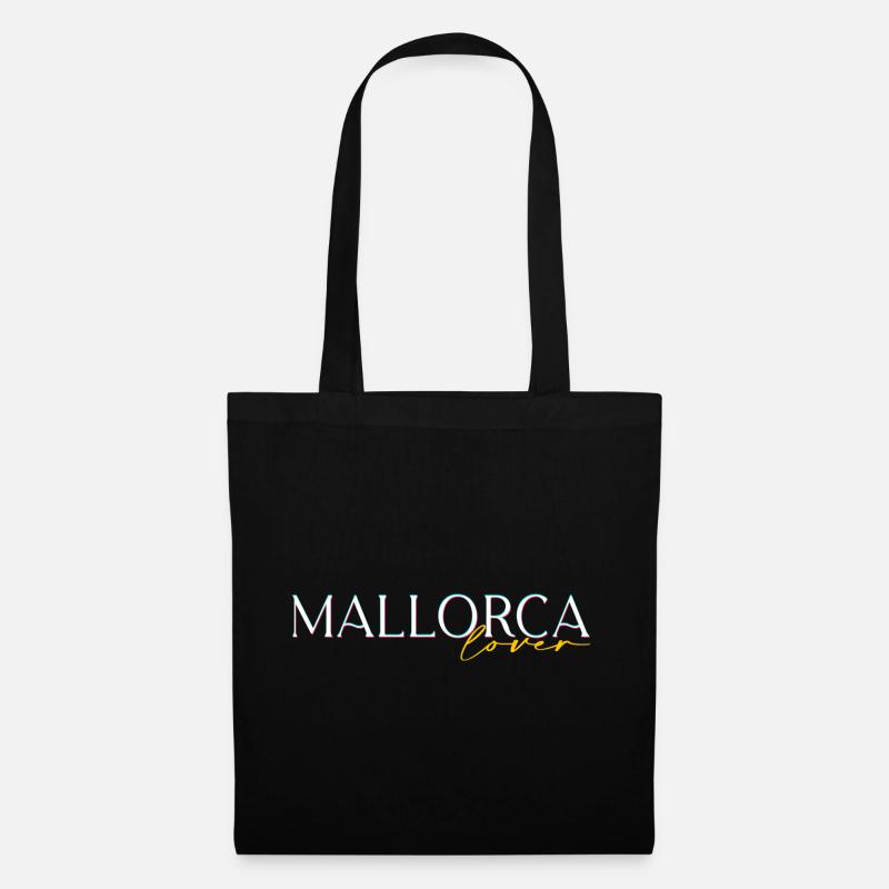 Mallorca - Stoffbeutel - Schwarz