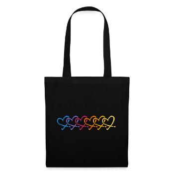 Field Hockey Hockey "Hockey-love-herz" Hockey Club - Tote Bag - black - Front
