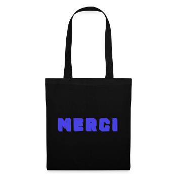 MERCI. MAÎTRESSE. MAÎTRE. MERCI MAÎTRESSE - Sac en tissu - noir - Devant