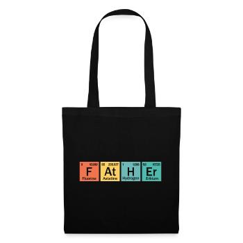 Father element - Tote Bag - black - Front