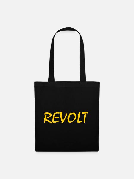 Revolt - Stoffbeutel - Schwarz