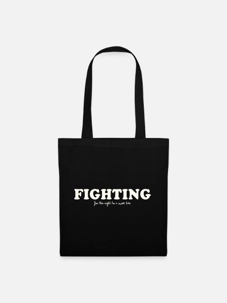 FIGHTING FOR THE RIGHT TO A SWEET BITE - Tote Bag - black