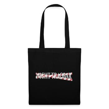 Unwearable – Black Humor Statement Design - Tote Bag - black - Front