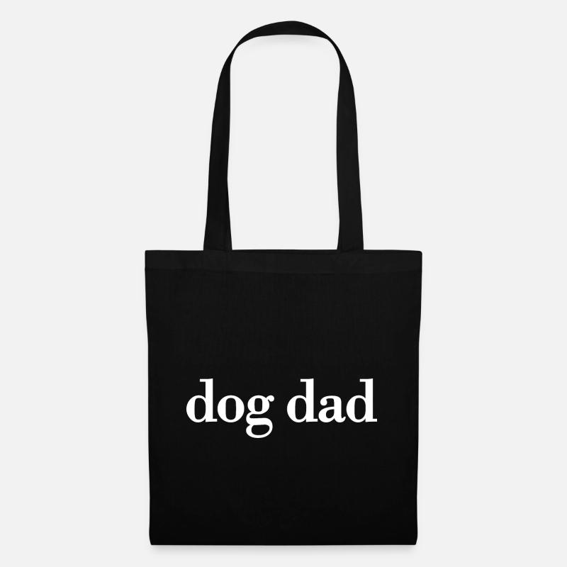 Dog dad - Stoffbeutel - Schwarz