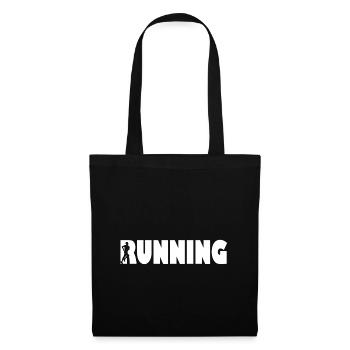 Running Runner Run - Sac en tissu - noir - Devant