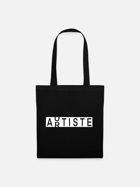 Artiste / Autiste - Sac en tissu - noir