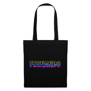 fernando rs regenbogen - Stoffbeutel - Schwarz - Vorne