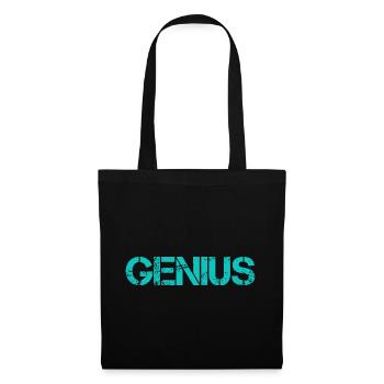 GÉNIE - Sac en tissu - noir - Devant