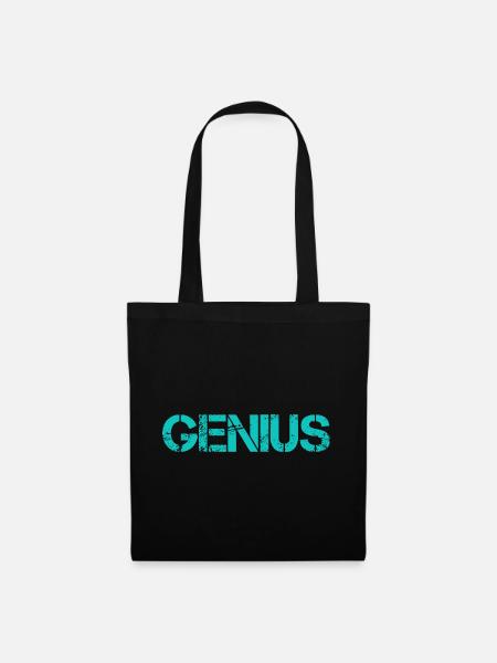 GENIUS - Stoffbeutel - Schwarz