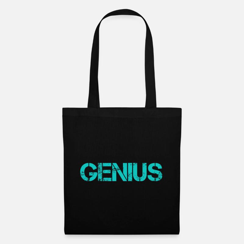 GENIUS - Stoffbeutel - Schwarz