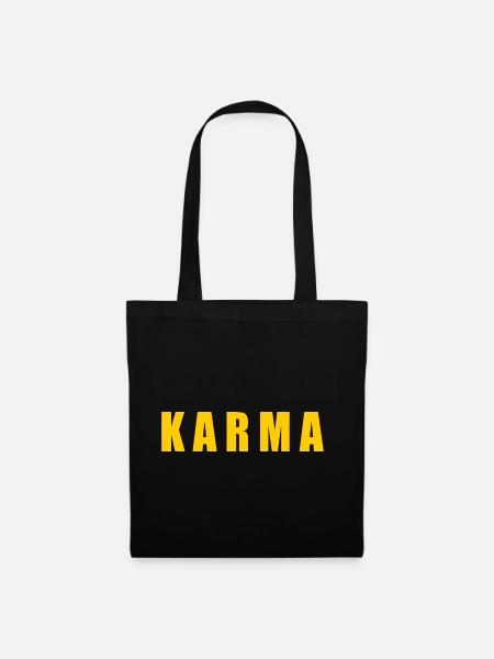Karma - Stoffbeutel - Schwarz