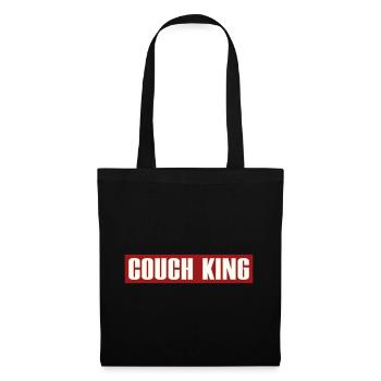CANAPÉ KING - Sac en tissu - noir - Devant